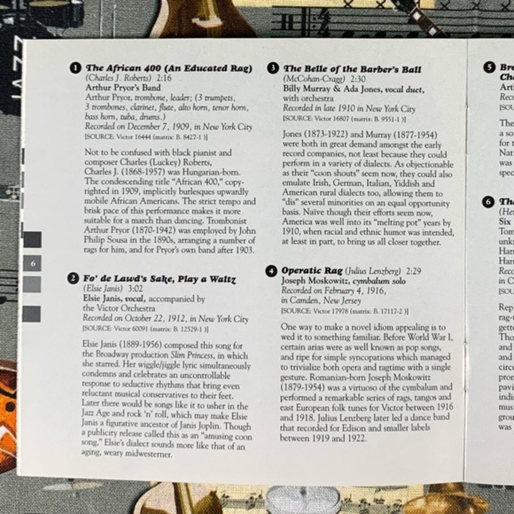 Various Artists Ragtime CD. - Picture 8 of 16